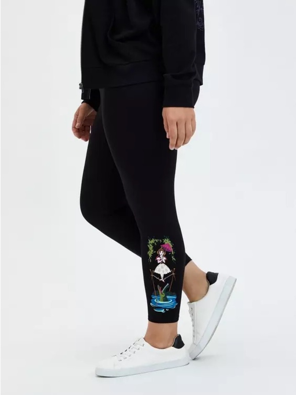 Black torrid Disney Haunted Mansion Leggings L NWT